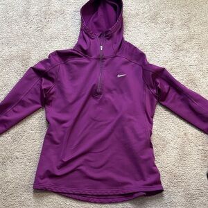 Nike Women's Purple Pullover Hoodie